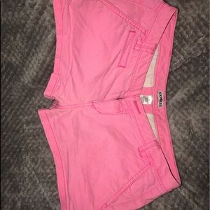 Express pink shorts